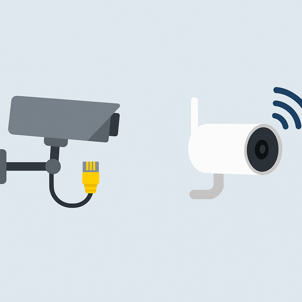 So sánh Camera Có Dây và Camera Không Dây: Giải pháp Tối ưu Khi Tích Hợp Cloud Camera MESH