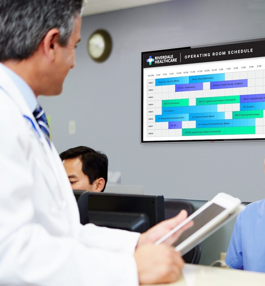 Ứng dụng Giải pháp quản lý màn hình tập trung cho các tổ chức chăm sóc sức khoẻ