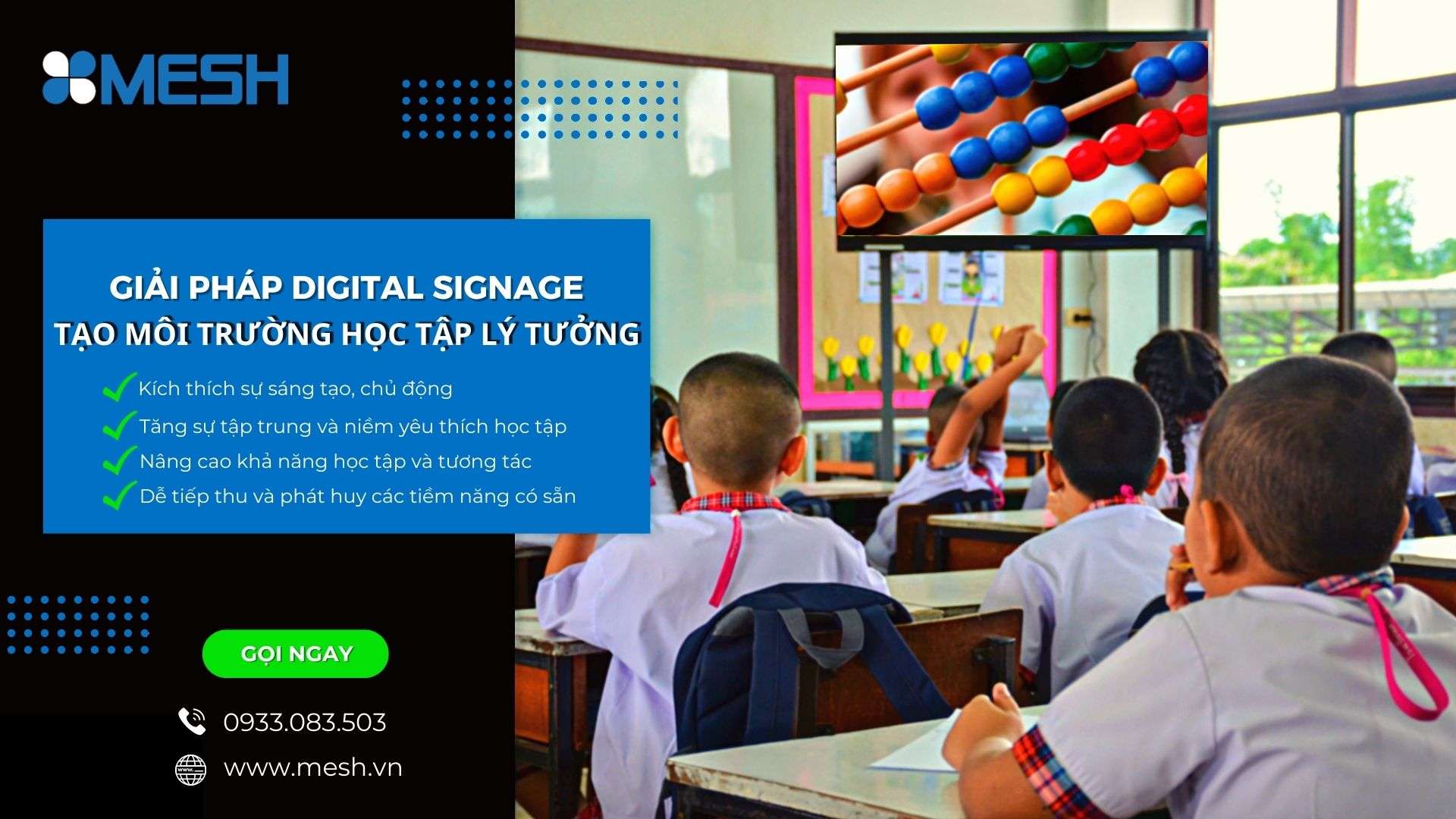 digital signage cho giáo dục